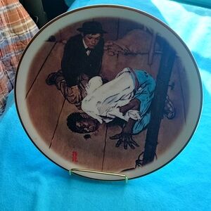 Vintage Norman Rockwell "Listening" Plate